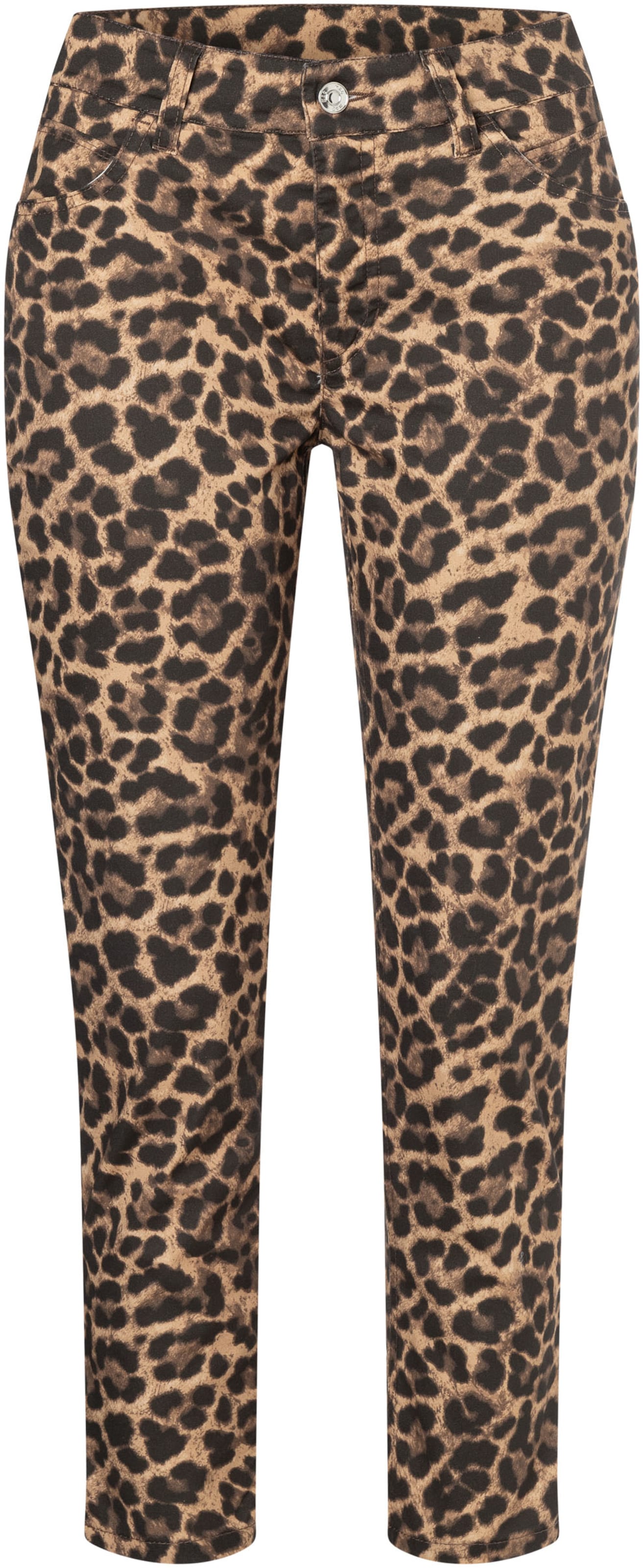 MAC Slim fit Pants in Brown: front