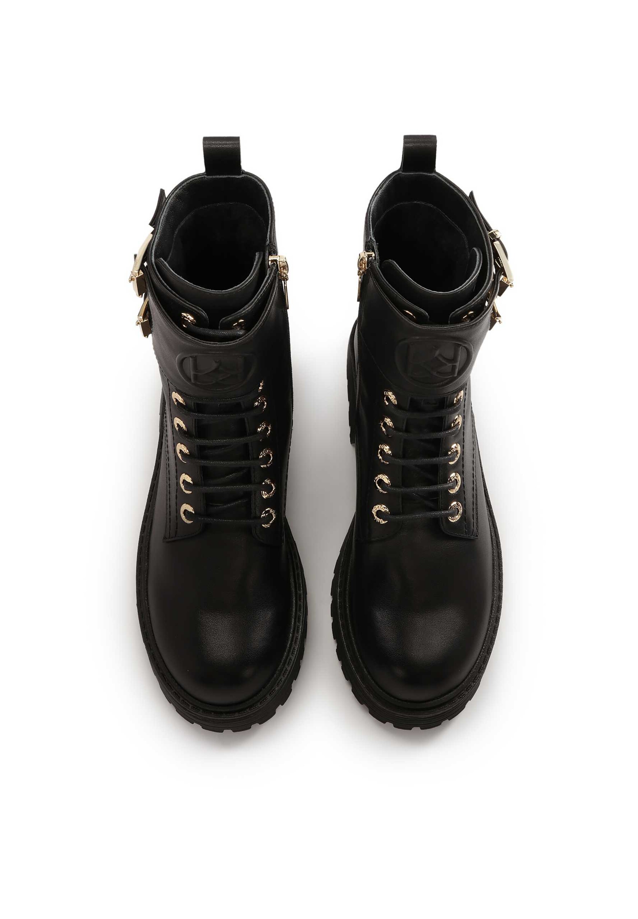 Stivaletto stringato di Kazar in nero