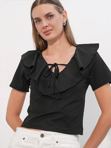 Bigdart - Top 'Crop Top' em preto