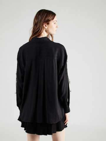 Sisley Bluse in Schwarz