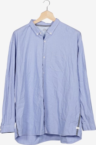 s.Oliver Hemd 5XL in Blau: Vorderseite