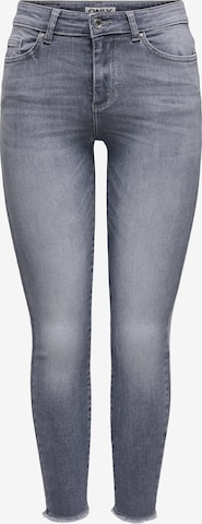 ONLY Skinny Farkut 'ONLBlush' värissä harmaa: etupuoli