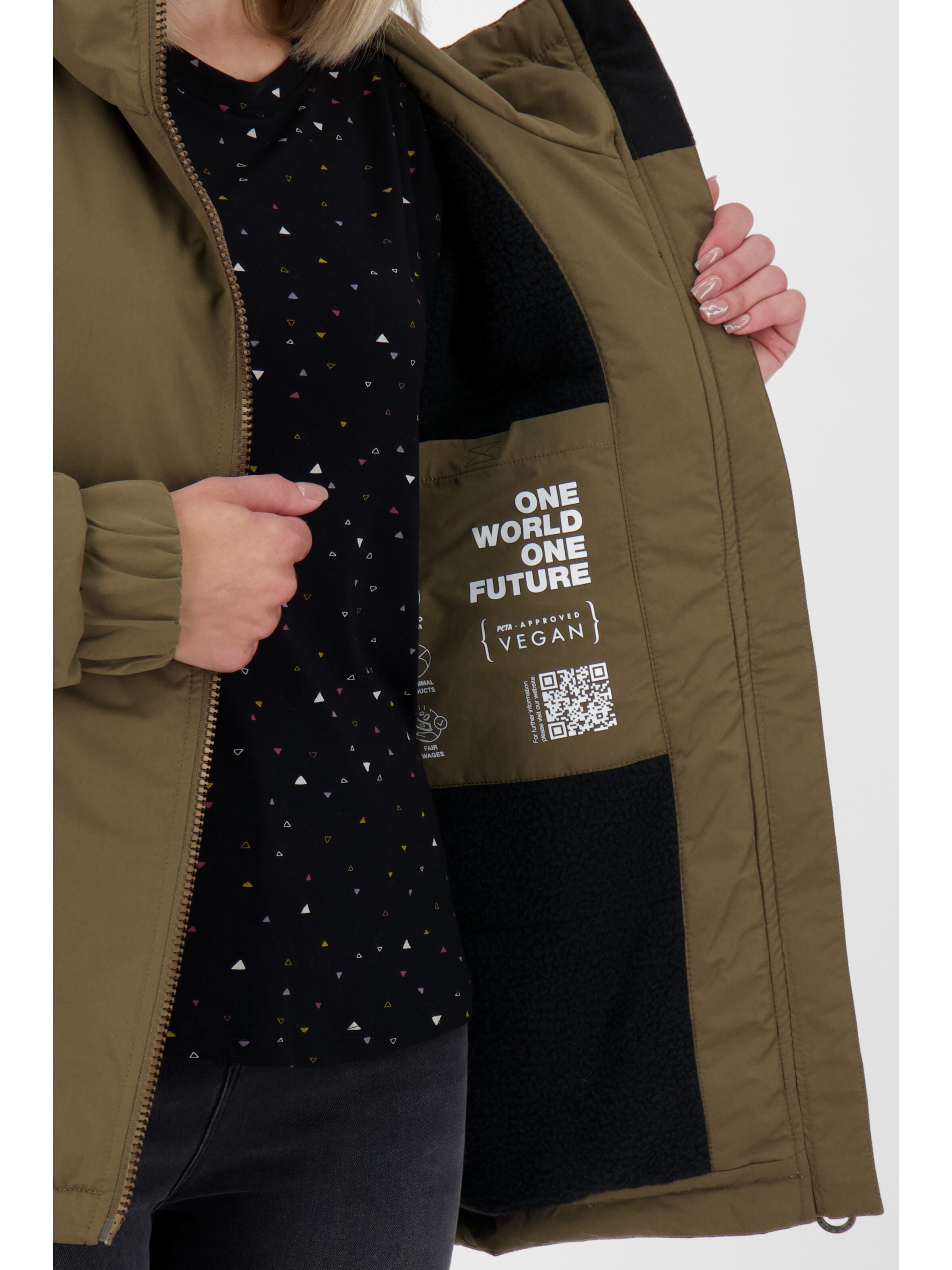 Veste d’hiver 'NalinaAK A' alife & kickin en gris