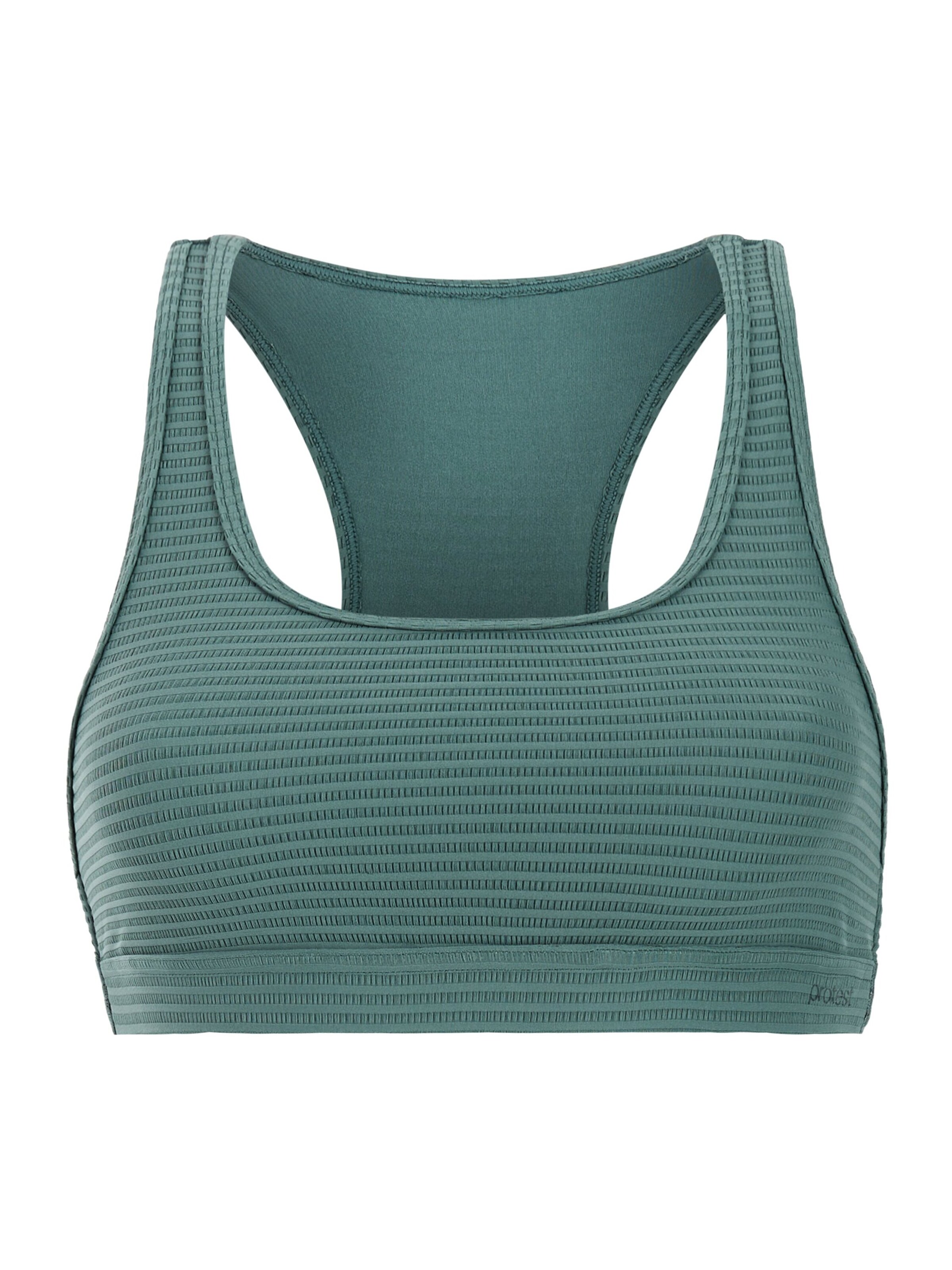 PROTEST Bustier Bikinitop 'MIXEagert'‌‌‌‌‌‌‌‌ in Grün: Vorderseite