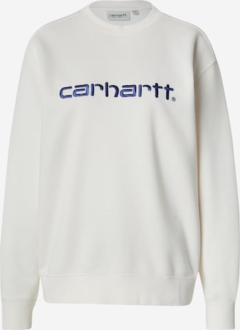 Carhartt WIP Sweatshirt in White: front