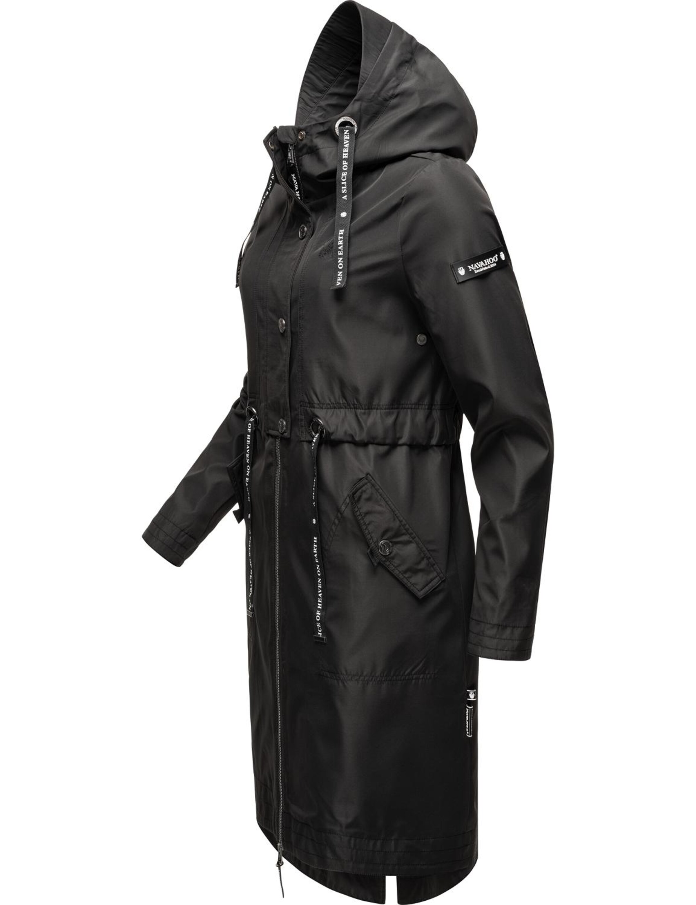 NAVAHOO Átmeneti parka ' Josinaa ' - fekete