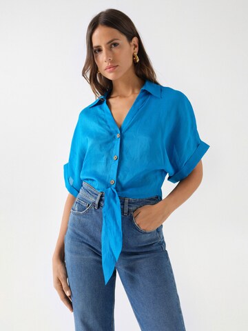 Salsa Jeans Blouse in Blue: front