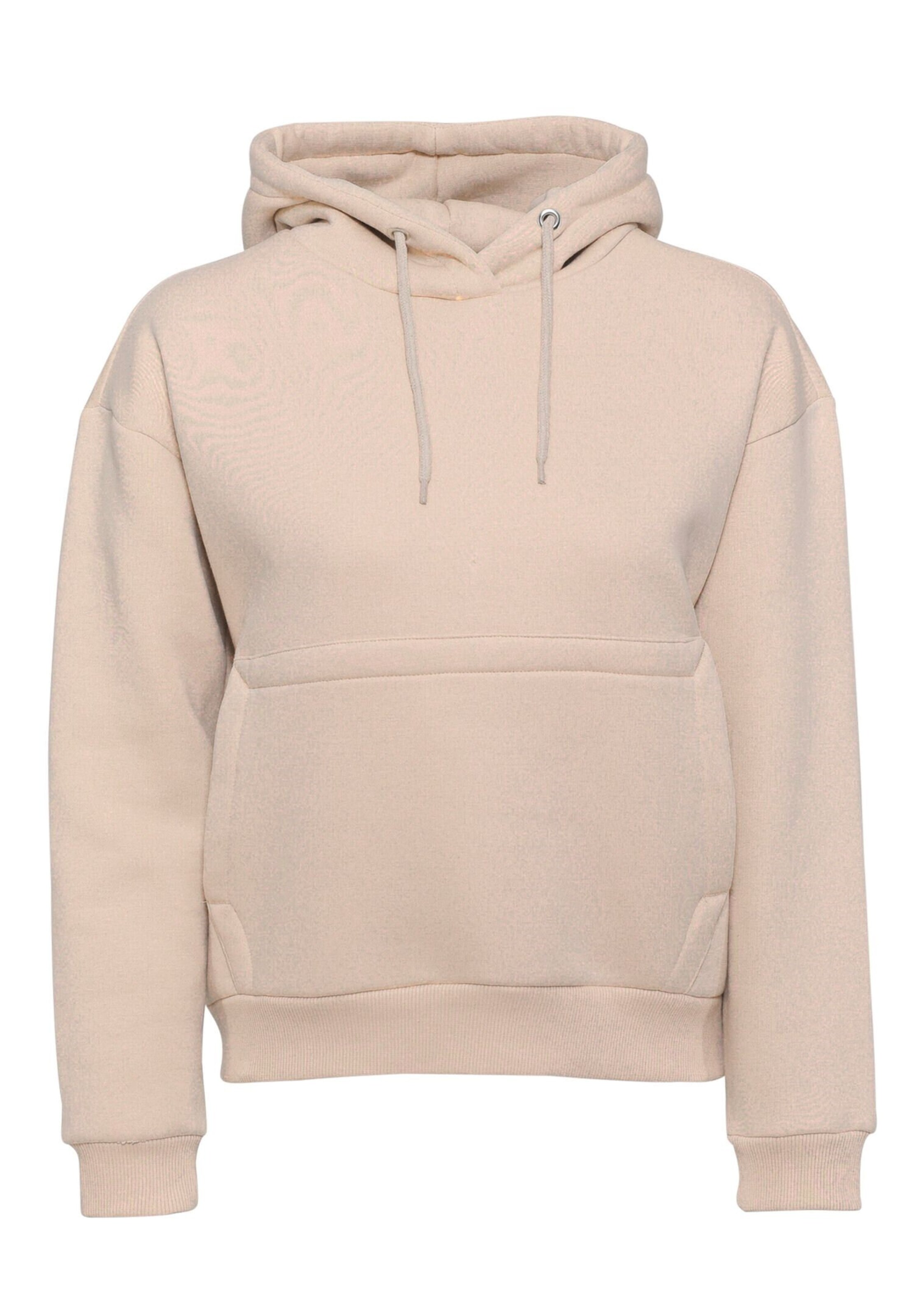FRESHLIONS Kapuzenpullover 'Balina' in Beige: Vorderseite