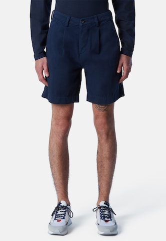 North Sails Regular Chinoshorts Bundfalten in Blau