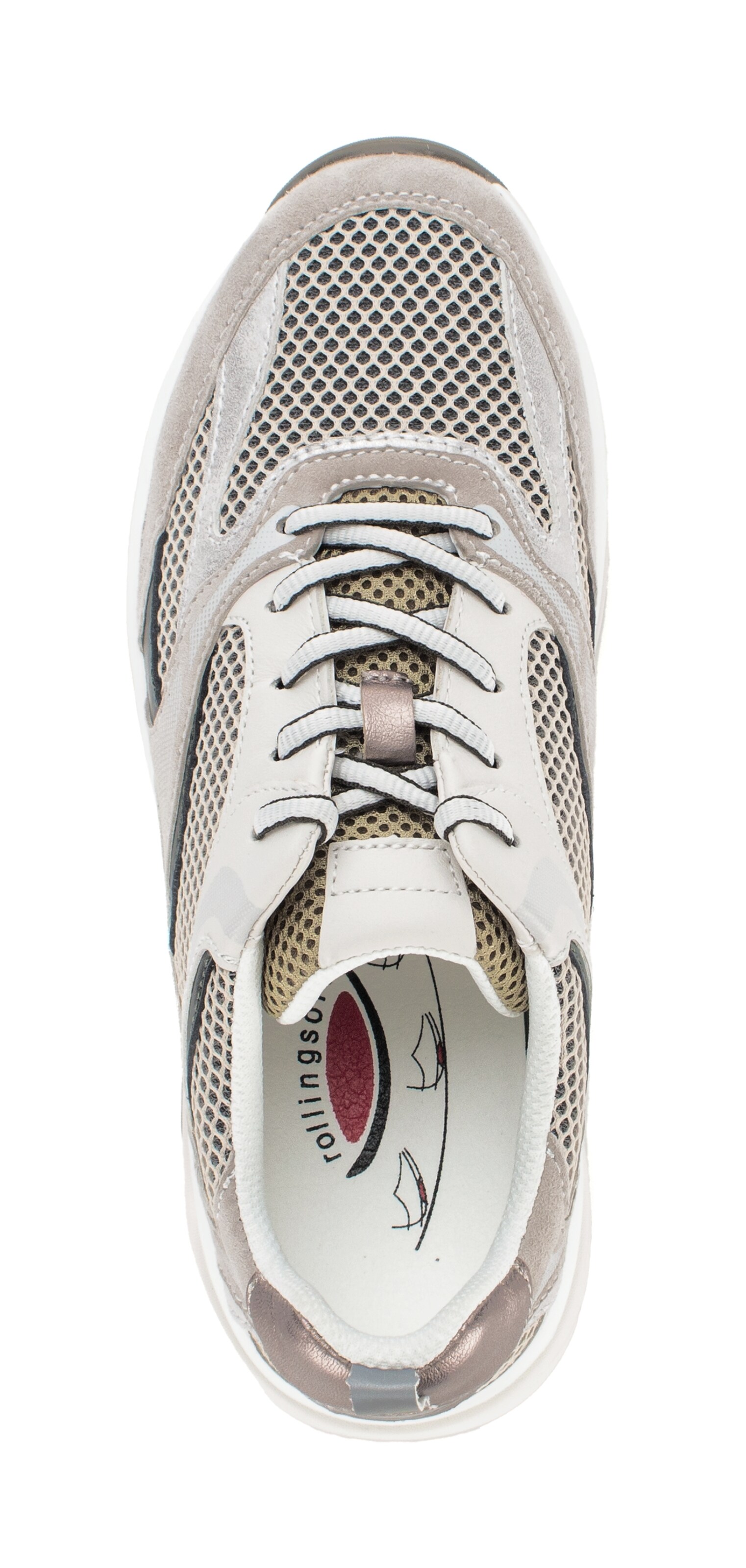 GABOR Lace-Up Shoes in Grey