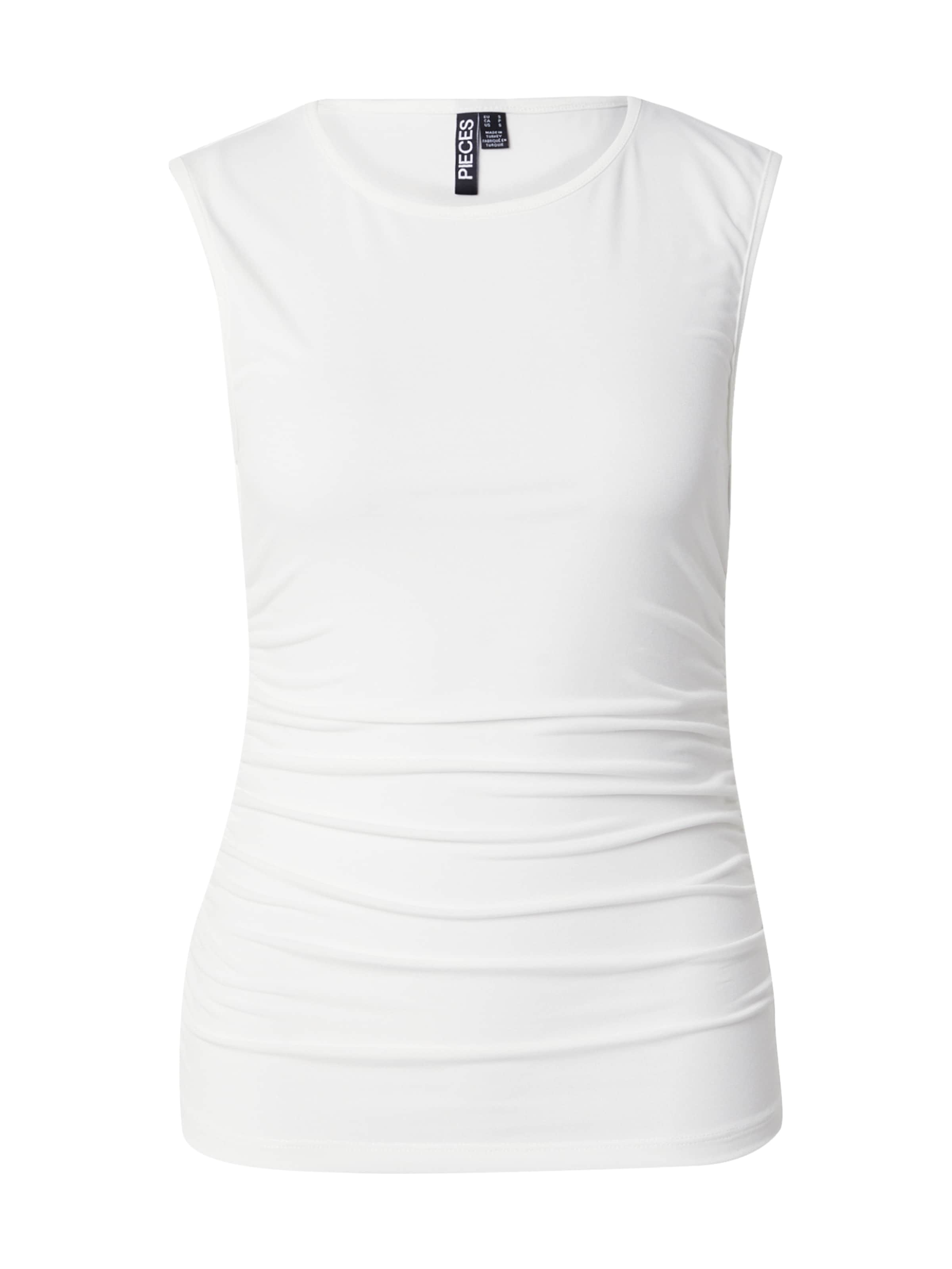 Haut 'PCMADISON' PIECES en blanc : devant