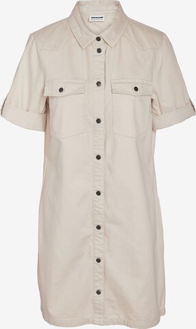 Noisy may - Vestido camisero 'NEW SIGNE' en beige: frente