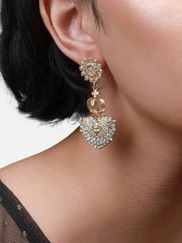 Boucles d'oreilles SOHI en or : devant