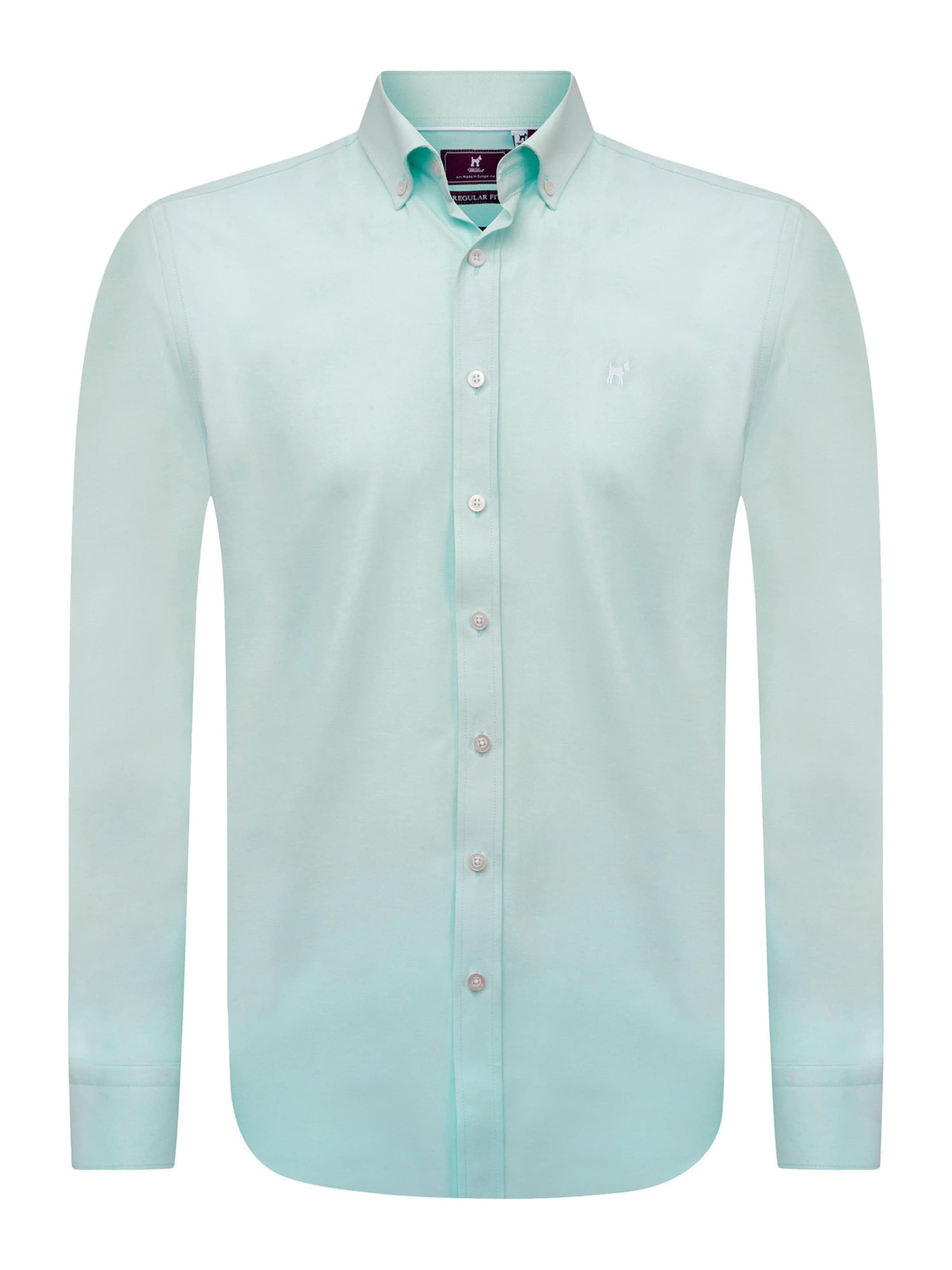 Williot Regular fit Button Up Shirt in Green: front