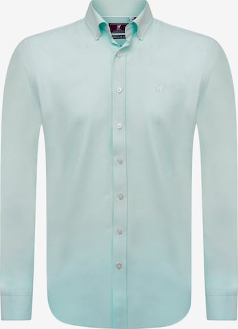 Coupe regular Chemise Williot en vert : devant