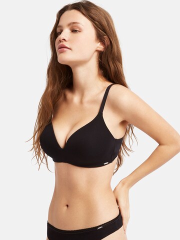 Invisible Soutien-gorge Gisela en noir : devant