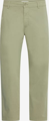Pantalon chino ' CFPEPE garment dyed pants ' Casual Friday en vert : devant