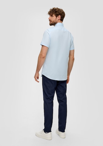 s.Oliver BLACK LABEL Slim Fit Hemd in Blau