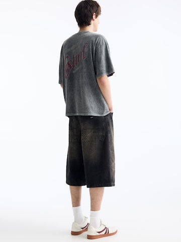 Pull&Bear Koszulka w kolorze czarny
