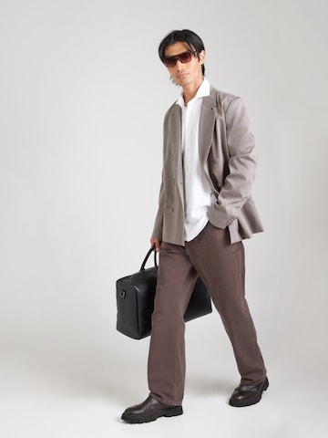 Hackett London Regular fit Риза в бяло