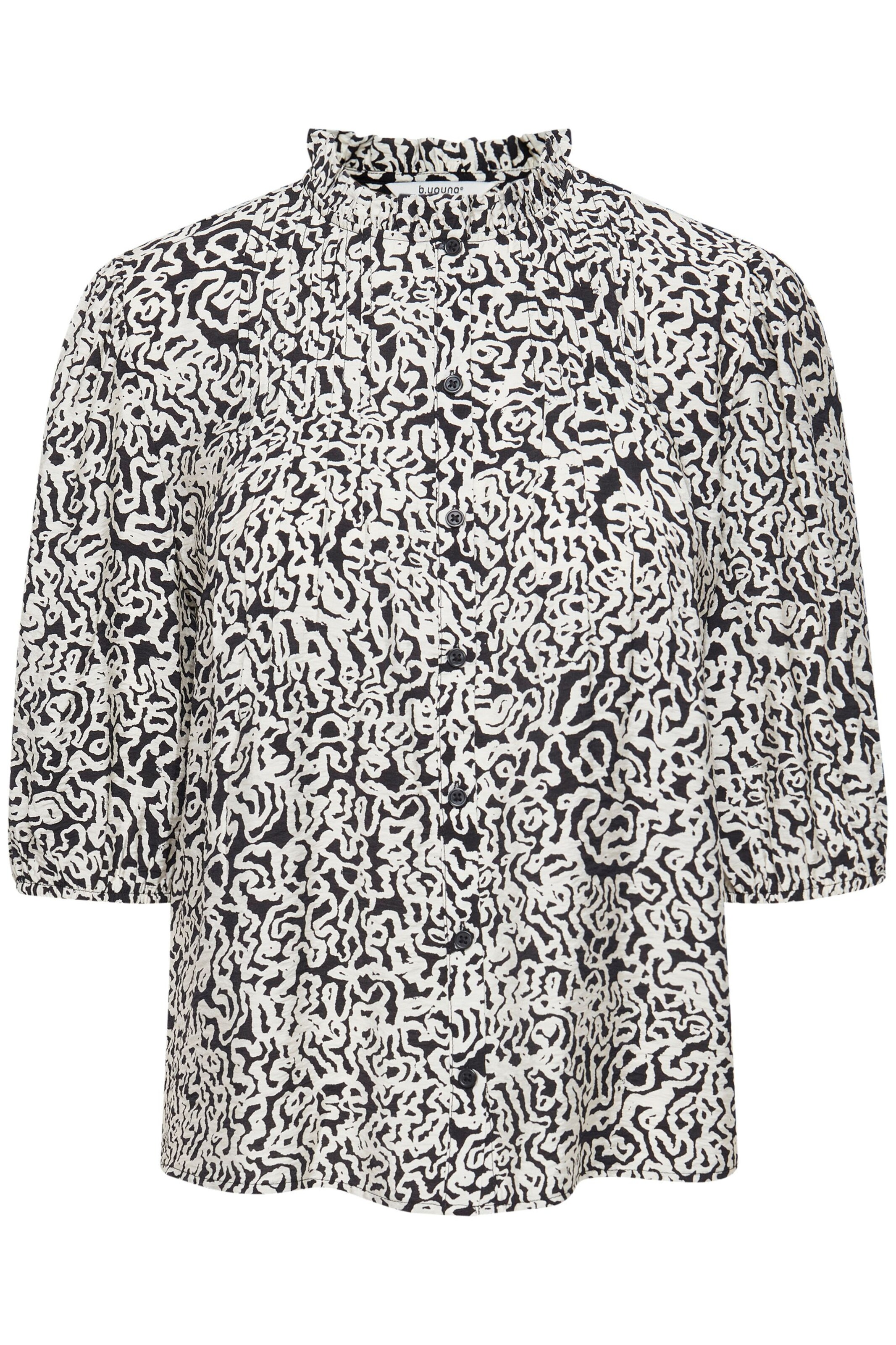 Camicia da donna 'Ilamo' di b.young in nero: frontale