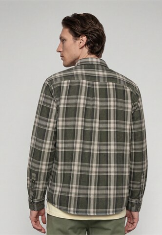 INDICODE JEANS Regular fit Button Up Shirt 'INStanlei' in Green