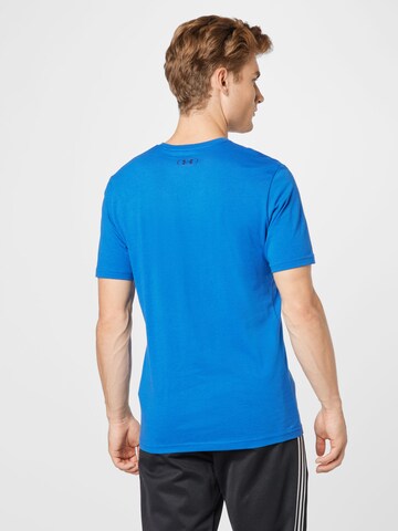 T-Shirt fonctionnel 'Foundation' UNDER ARMOUR en bleu