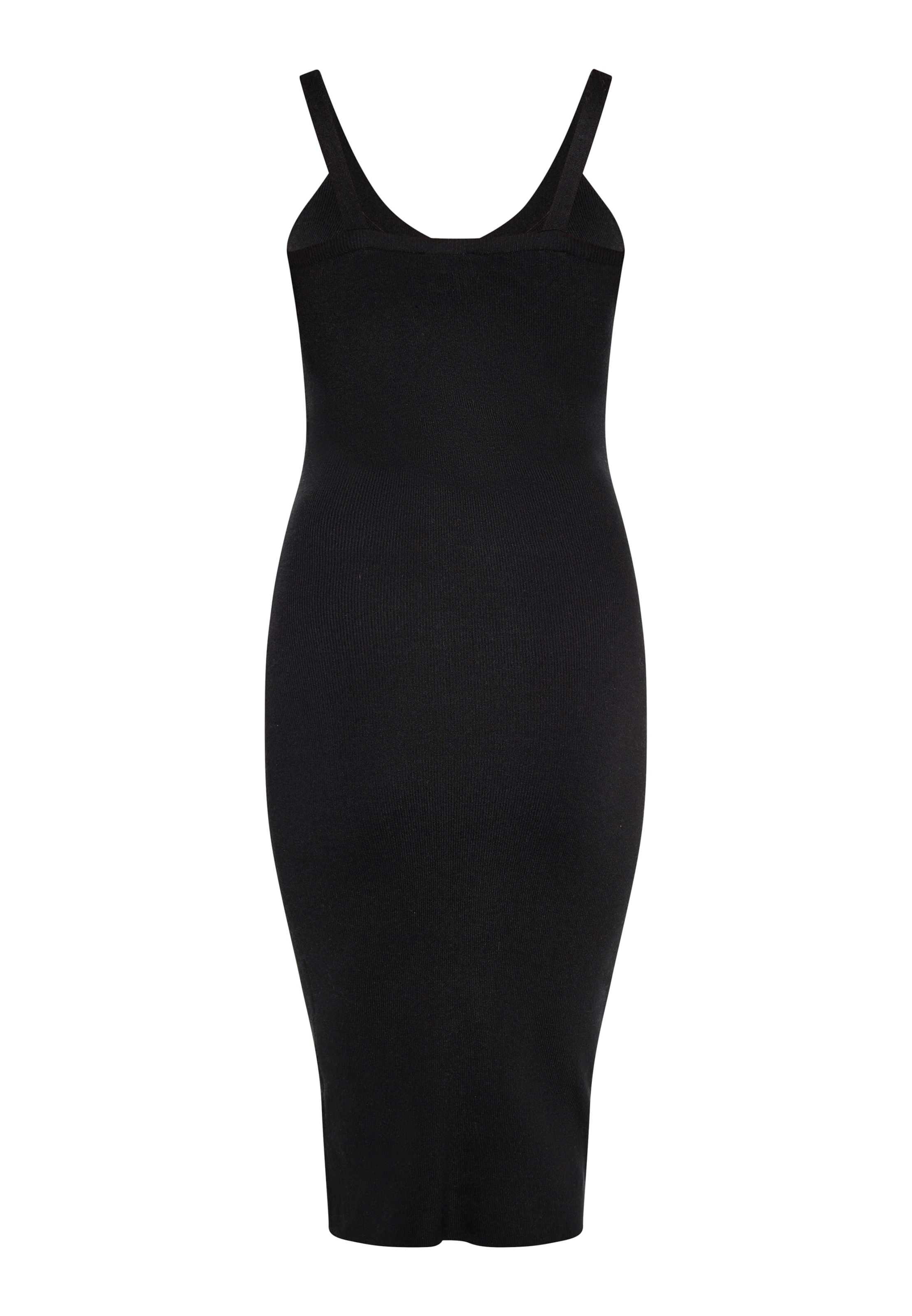 faina Pletené šaty - Čierna