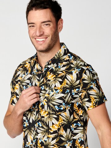 KOROSHI Regular Fit Hemd in Mischfarben