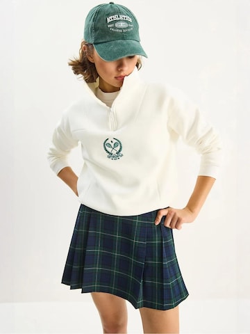 Bianco Lucci Sweatshirt in Wit