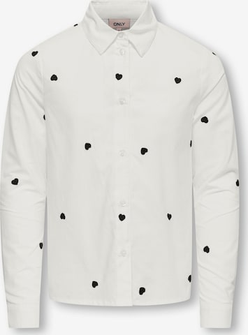 ONLY GIRLS Blouse 'Koglina Grace' in White: front