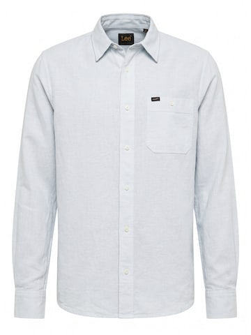 Lee - Ajuste regular Camisa 'Linen Leesure Shirt Summer Haze' en azul: frente