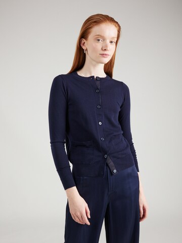 Marks & Spencer Gebreid vest in Blauw: voorkant