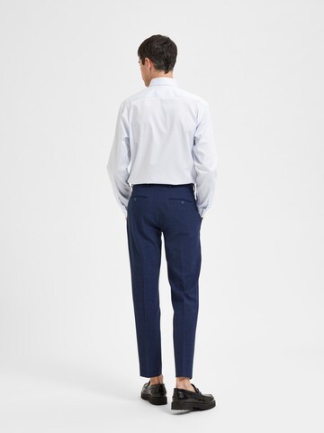SELECTED Slimfit Pantalon 'SLHOasis' in Blauw