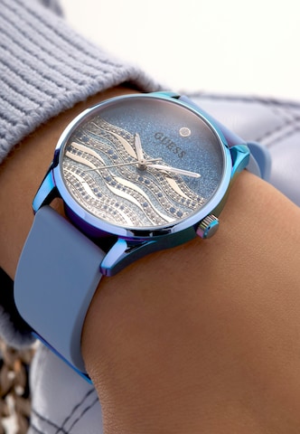 Montre à affichage analogique 'OCEANA' GUESS en bleu