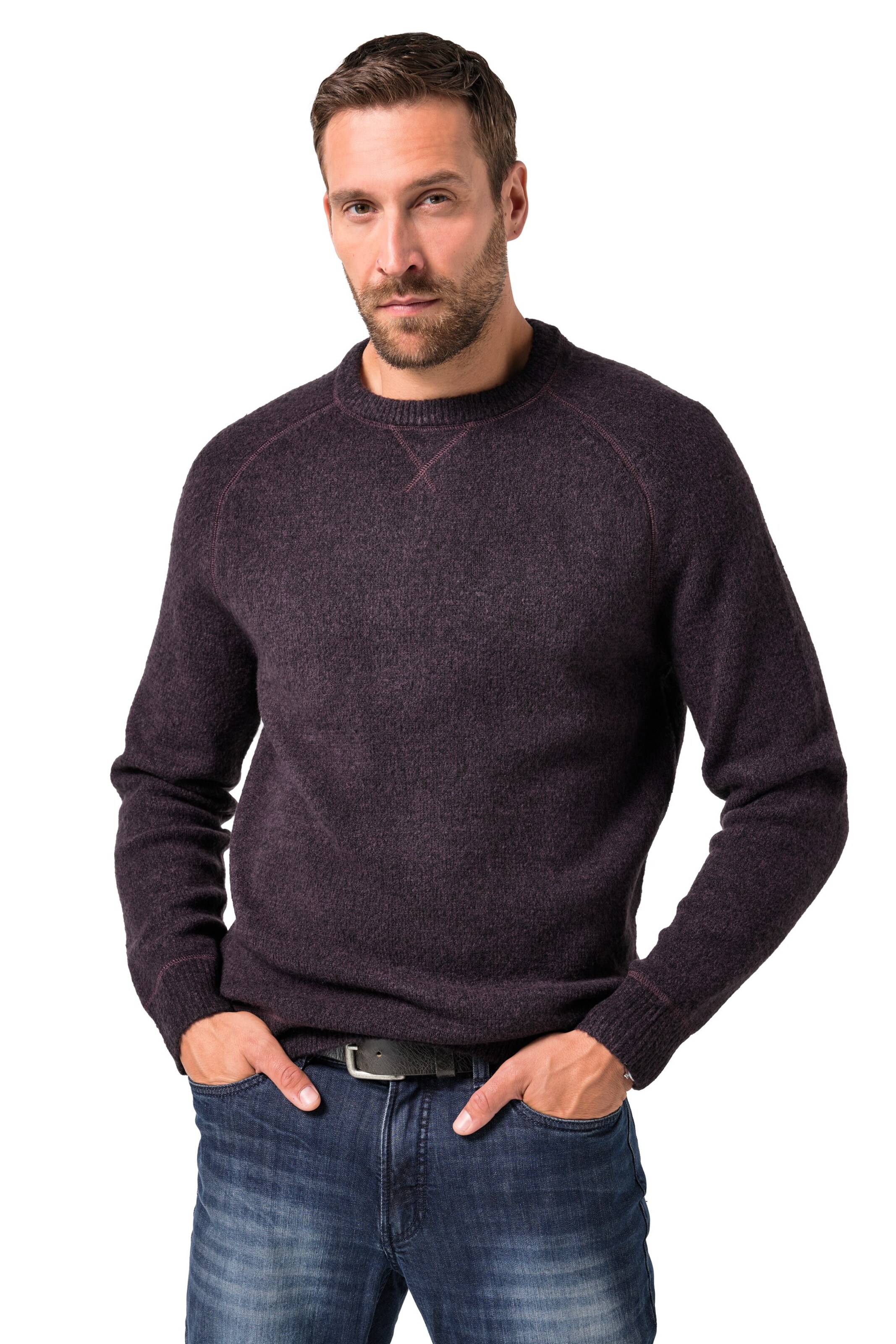 JP1880 Sweater in Purple: front