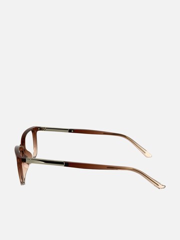 Lunettes de soleil Calvin Klein en marron