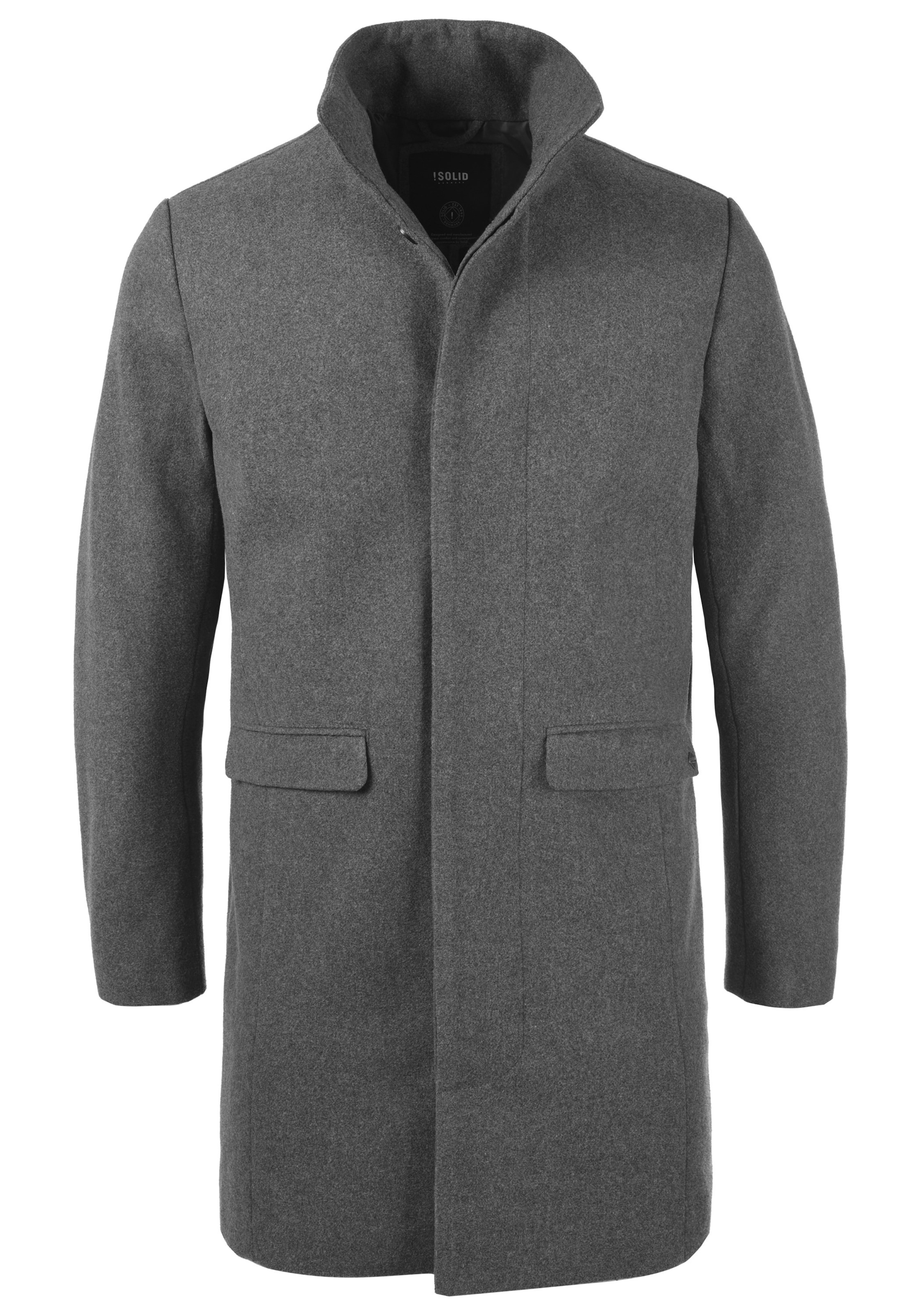 !Solid - Abrigo de entretiempo 'Jampa' en gris: frente