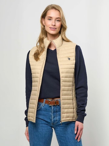 US POLO ASSN. Liivi ' UWJill ' värissä beige: etupuoli