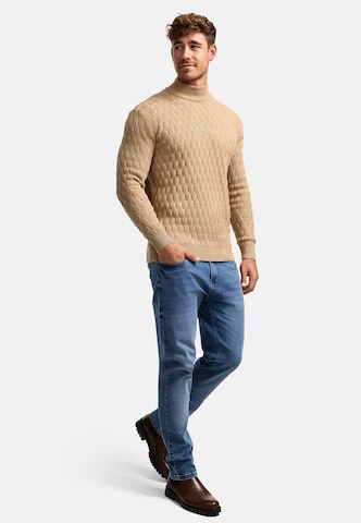 INDICODE JEANS Trui 'Alpha' in Beige