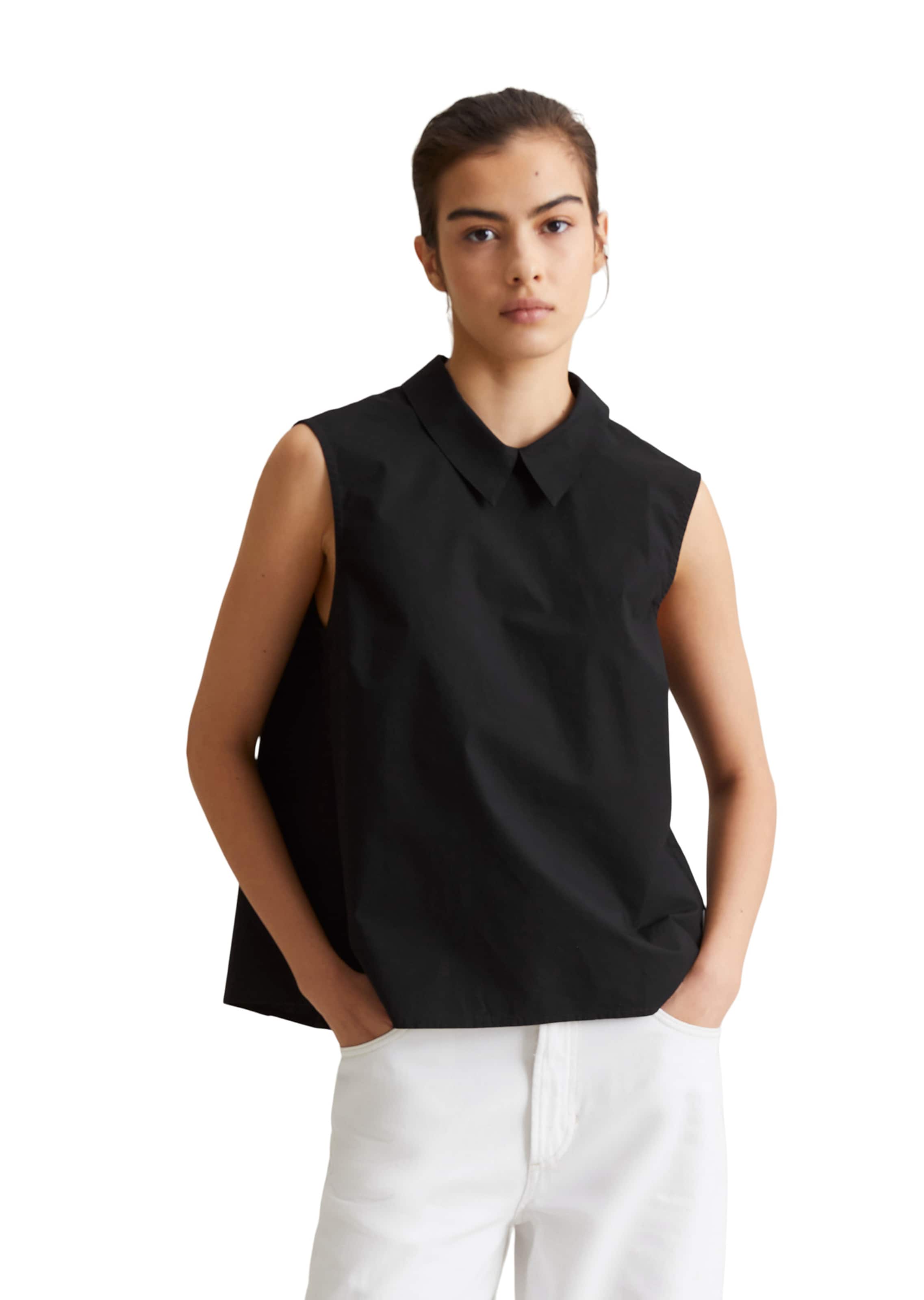 Marc O'Polo DENIM Blouse in Black: front