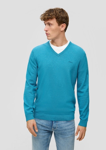 s.Oliver Sweater in Blue: front