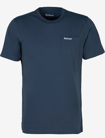 Barbour T-Shirt 'Langdon' in Blau: predná strana