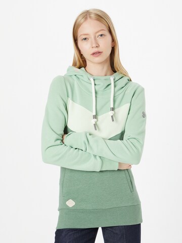 Ragwear Sweatshirt 'Trega' in Grün: Vorderseite