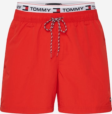 Tommy Hilfiger Underwear Badeshorts i rød: forside