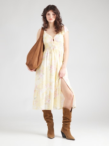 HOLLISTER Dress 'EMEA' in Yellow