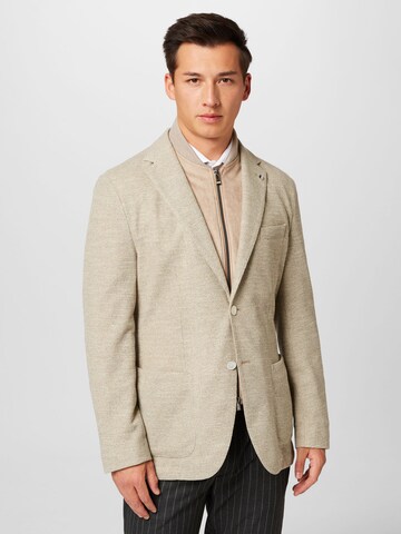 BOSS Black Regular fit Colbert 'Jaye' in Beige: voorkant