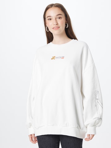 LEVI'S ® Sweatshirt 'Graphic Prism Crew' in Wit: voorkant