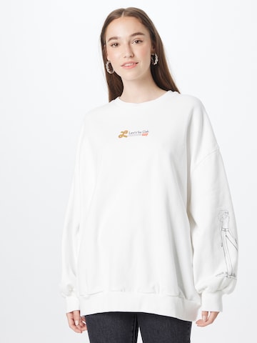 LEVI'S ® Sweatshirt 'Graphic Prism Crew' in Weiß: predná strana