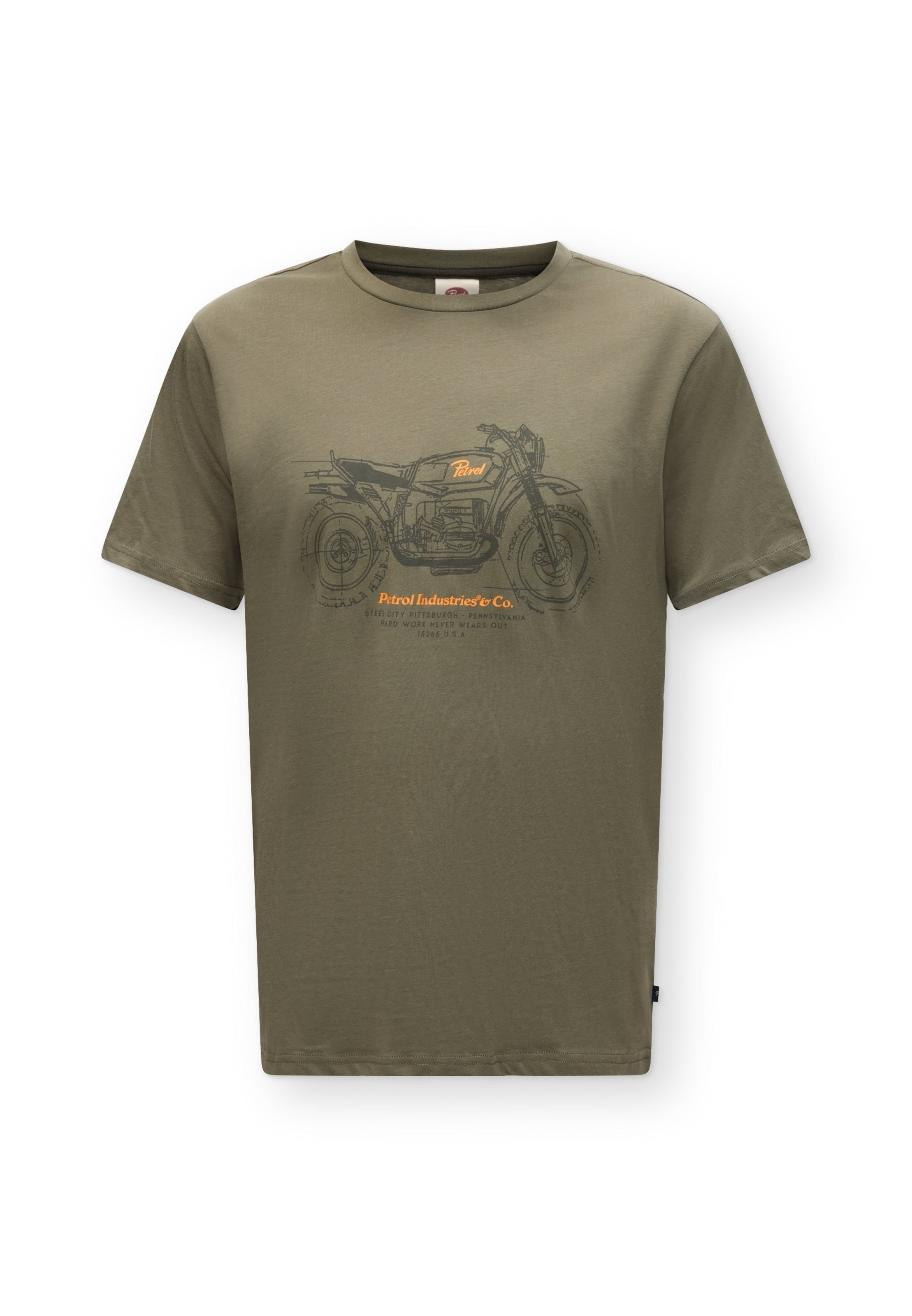 Petrol Industries Shirt in Green: front